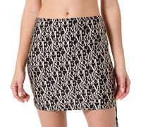 EMPORIO ARMANI Sarong Copricostume, Nero/Logo Mandorla, XL Donna