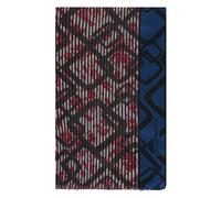 Emporio Armani - Sciarpa con Bordi Effetto Frange in Misto Seta - - Accessories - Uomo - Multicolore - ONE SIZE