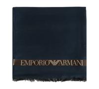 Emporio Armani - Sciarpa con Logo - - Accessories - Uomo - Blu - ONE SIZE