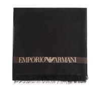 Emporio Armani - Sciarpa con Logo - - Accessories - Uomo - Nero - ONE SIZE