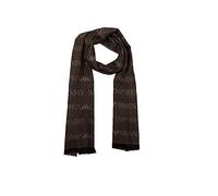 Emporio Armani Sciarpa uomo logo all over 43x185 625060 CC786 brown