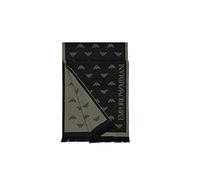Emporio Armani Sciarpa uomo logo aquila 38x175 625009 CC306 black/sage