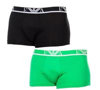 Emporio Armani Set 2 Pezzi Boxer 111210-6P715 Nero/Verde 2XL