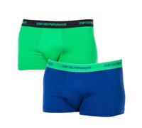 Emporio Armani Set 2 Pezzi Boxer 111210-6P717 Verde/Blu Royal 2XL