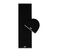 Emporio Armani - Set Cappello e Sciarpa Armani - - Accessories - Uomo - Nero - ONE SIZE