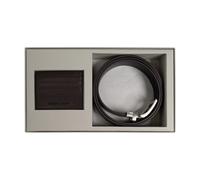 Emporio Armani - Set Cintura e Portacarte in Pelle - - Accessories - Uomo - Marrone - ONE SIZE