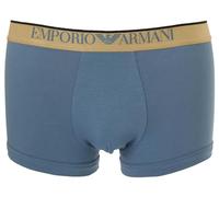 Emporio Armani Shiny Logoband Trunk Trunks, Tempesta, M Men's