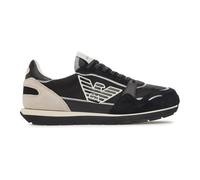 Emporio Armani, ,Shoes ,Uomo ,Blu ,43 EU Panelled Low-Top Sneakers