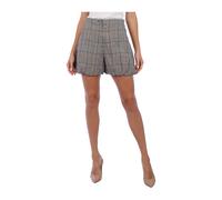 Emporio Armani - Shorts casual a quadri con vita alta - - Shorts - Donna - Multicolore - XL