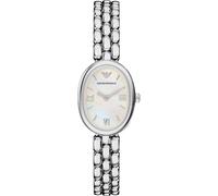 Emporio Armani Donna Orologio 28MM in acciaio inossidabile color argento, AR11776