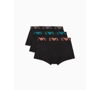 Emporio Armani Trunk Bermuda Uomo - Confezione 3 pezzi Nero S