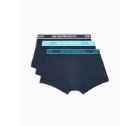 EMPORIO ARMANI 3-Pack Trunk Bermuda, Armani Blu/Armani BL, M Uomo