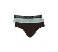 Emporio Armani Slip da Uomo Endurance, Confezione da 2, Marrone, M, Marrone, M