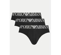 Emporio Armani Slip da Uomo Shiny Logoband 3-Pack Brief