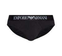 Emporio Armani Slip Uomo Essential in Cotone, Nero, S, Nero, S