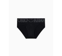 Emporio Armani Megalogo Brief Mutande da Uomo, Nero, M