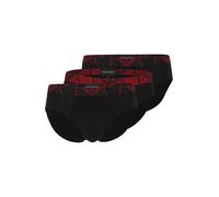 Emporio Armani Uomo Confezione da 3 slip in cotone elasticizzato, Nero