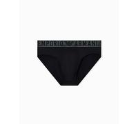 Emporio Armani Slip Uomo Essential in Microfibra, Nero, XL
