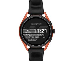 Emporio Armani - Smartwatch Uomo Connected Gen 5 Matteo Cassa in Alluminio Rosso e Cinturino in Gomma Nero ART5025