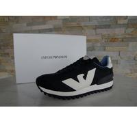 Emporio Armani Sneakers Eu 43 UK 9 US 10 X4X583 Blu Marino Nuovo Origin.