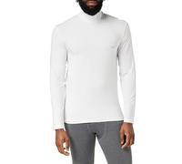 Emporio Armani Soft Modal Men's Sweater, Maglia di Tuta Uomo, Bianco, M