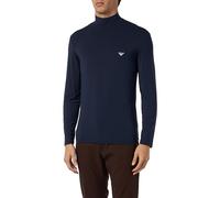 Emporio Armani Soft Modal Men's Sweater, Maglia di Tuta Uomo, Blu Marino, S