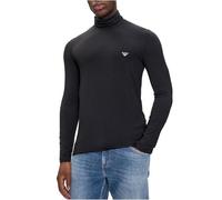 Emporio Armani Soft Modal Turtle Neck Sweater, Nero, M Men's