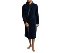 Emporio Armani Uomo Accappatoio in spugna con logo, Blu