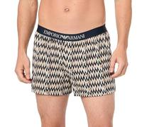 Emporio Armani Stretch Cotton Classic Pattern Mix Boxer, Boxer Uomo, Multicolore (Chevron Print), XL