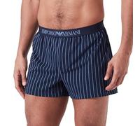Emporio Armani Stretch Cotton Classic Pattern Mix Boxer, Boxer Uomo, Multicolore (Stripes Print), L