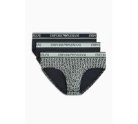 Emporio Armani Stretch Cotton Core Logoband 3-pack Boxer, Boxer Uomo, Blu (Marin-pr Marin-marin), XL