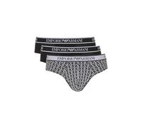 Emporio Armani Stretch Cotton Core Logoband 3-pack Boxer, Boxer Uomo, Blu (Marin-pr Marin-marin), XXL