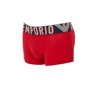 Emporio Armani Stretch Cotton Megalogo Trunk, Boxer Uomo, Rosso (Red), S