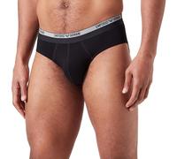 Emporio Armani Stretch Cotton Piping Logoband Brief, Slip Uomo, Nero (Black), XL