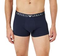Emporio Armani Stretch Cotton Superfine Cotton Trunk, Boxer Uomo, Blu (Marine), M
