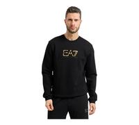 Emporio Armani, ,Sweatshirts & Hoodies ,Uomo ,Nero ,L Crew Neck Premium Label Sweatshirt