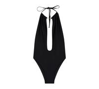 Emporio Armani, ,Swimwear ,Donna ,Nero ,L Costume Intero con Scollatura