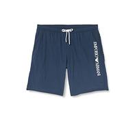 Emporio Armani Swimwear Emporio Armani Men's Embroidery Logo Bermuda Short Costume da Bagno, Navy Blue, 54 Uomini