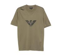 Emporio Armani - T-shirt con Logo Aquila - - Tops - Uomo - Verde - L