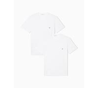 Emporio Armani T-shirt da uomo Logolabel, confezione da 2, bianco/bianco, XL