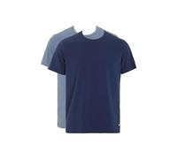 Emporio Armani T-Shirt Girocollo da Uomo Essential LOGOLABEL, Confezione da 2, Colore Grigio, L, vestibilità Regolare, Grigio, L