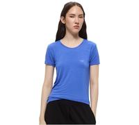 Emporio Armani T-Shirt Girocollo Donna Essential Borchie S/Maniche Viola L, Lapislazzuli, L