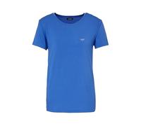 Emporio Armani T-Shirt Girocollo Donna Essential Borchie S/Maniche Viola L, Lapislazzuli, L