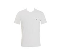Emporio Armani T-Shirt Uomo Essential Cotone Girocollo, Bianco, L, Aderente, Bianco, L