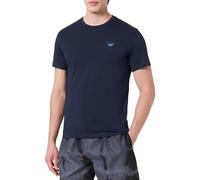 EMPORIO ARMANI Round-Neck T-Shirt, Armani Blu, S Uomo