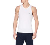 Emporio Armani Tank Big Eagle, Vestaglia Uomo, Bianco, S