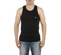 Emporio Armani Tank Iconic Logoband, Canotte, Uomo, Nero (Black), S
