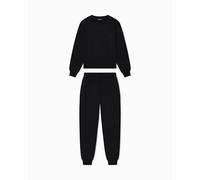Emporio Armani Terry Tracksuit Set Tuta, Nero, L Donna