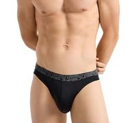 Emporio Armani The New Icon Essential Microfiber Thong Panties, Nero, S Men's