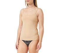 Emporio Armani Top Basic Bonding Microfiber, Maglietta Donna, Rosa (Nude Pink), L